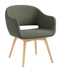 Faux Leather Guest Chair