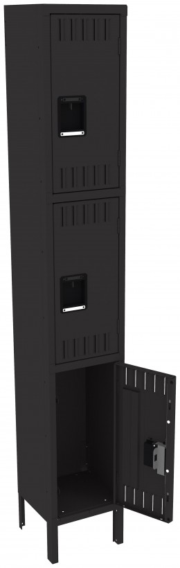Triple Stack Lockers with Legs