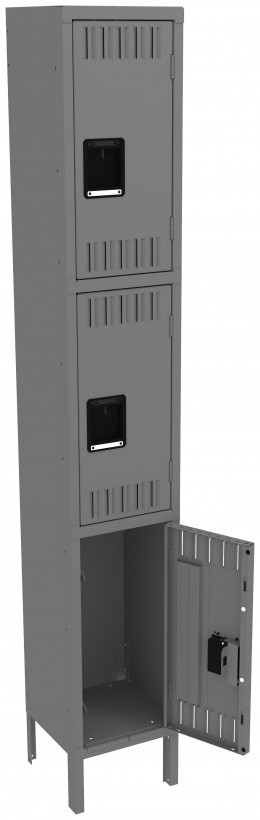 Triple Stack Lockers with Legs