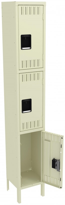 Triple Stack Lockers with Legs