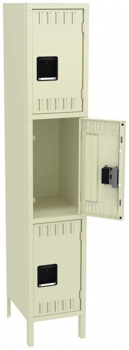 Triple Stack Lockers with Legs