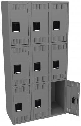 Triple Column Lockers