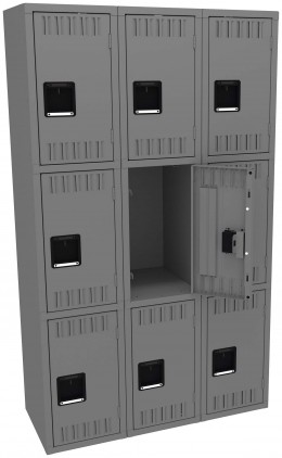 Triple Column Lockers