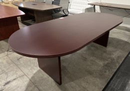 Racetrack Conference Table on Panel Base