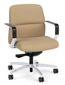 Leather Mid Back Conference Room Chair - Vero Series