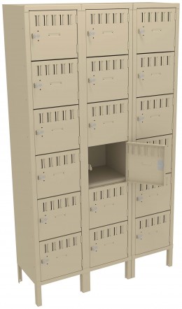 Eighteen Box Lockers 