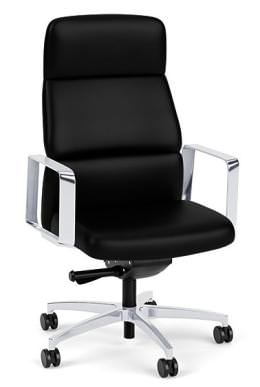 Leather High Back Conference Room Chair