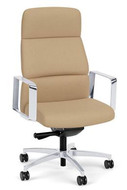 Leather High Back Conference Room Chair