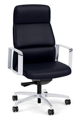 Leather High Back Conference Room Chair