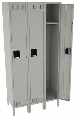 Tall Triple Lockers with Legs