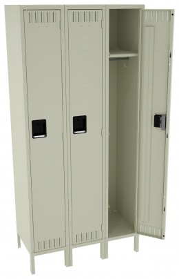 Tall Triple Lockers with Legs