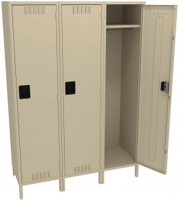 Oversized Triple Lockers with Legs