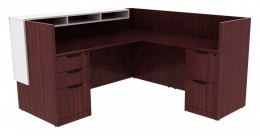 4 Person Desk with Drawers