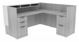 4 Person Desk with Drawers