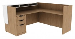 4 Person Desk with Drawers