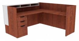 4 Person Desk with Drawers