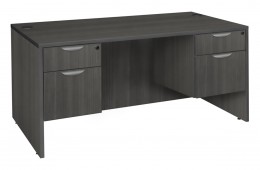 Rectangular Desk with Drawers