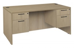Rectangular Desk with Drawers