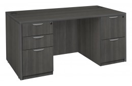 Desk with Locking Drawers