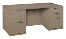 Desk with Locking Drawers