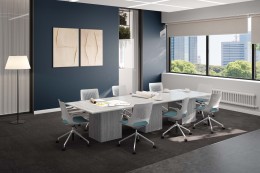 Rectangular Conference Table with Power