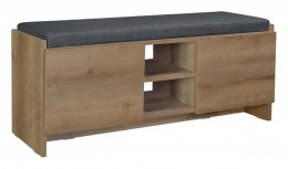 Shoe Storage Credenza with Cushion Top