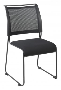 Mesh Back Stacking Chairs - Set of 6