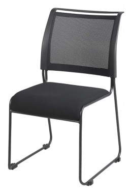 Mesh Back Stacking Chairs - Set of 12