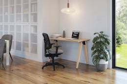 Small Home Office Desk - Signature Wood Leg Series
