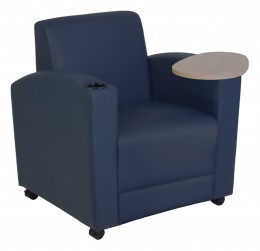Club Chair with Tablet Arm