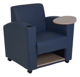 Club Chair with Tablet Arm and Storage
