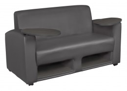 Loveseat with Tablet Arms and Storage