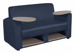 Loveseat with Tablet Arms and Storage