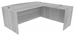 Bow Front L Shaped Desk Shell