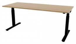 6 Person Height Adjustable Workstation with Power