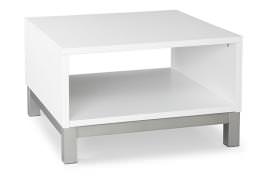 Square Coffee Table with Silver Base - PL Laminate Series