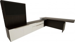 Height Adjustable L Shaped Desk