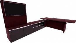 Height Adjustable L Shaped Desk