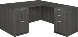 L Shaped Desk with Drawers