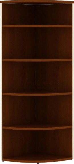 Curved Corner Bookcase
