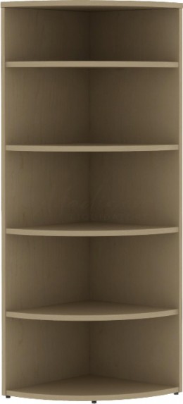 Curved Corner Bookcase