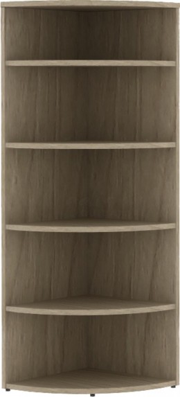 Curved Corner Bookcase