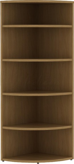 Curved Corner Bookcase