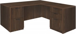 L Shaped Desk with Drawers