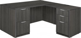 L Shaped Desk with Drawers
