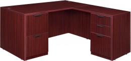 L Shaped Desk with Drawers