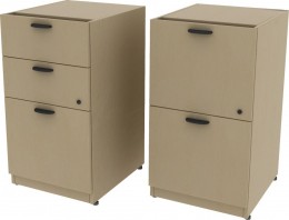 Pair of 2 & 3 Drawer Pedestals for Concept 70 Desks