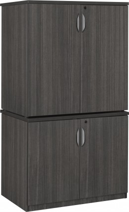 Double Storage Cabinet Tower