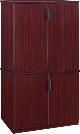 Double Storage Cabinet Tower