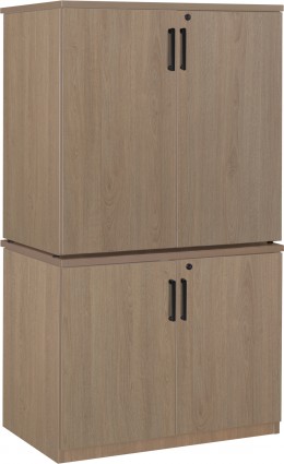Double Storage Cabinet Tower